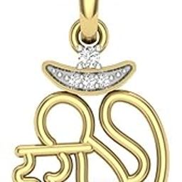 Hari Om Gold and Rhodium Plated Alloy God Pendant for Men & Women Made with Cubic Zirconia-picture-18