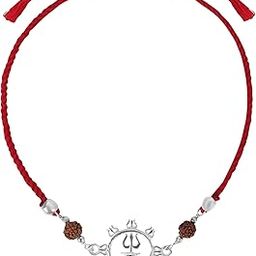 925 Silver Rakhi for Brother Combo | Trendy Chandi Rakhi Set with Purity Stamp and Certificate | Pure Sterling Silver Raki with 925 Silver Beads on Rakshabandhan for Boys & Men-picture-33