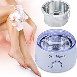 Pro Wax 100 Warmer Hot Heater With Temperature Control Professional Electric Warmer Hair Removal Kit Waxing Painless Wax Strip and Paraffing Remover for Legs Non-Stick Machine Smart Waxing Machine-image-95