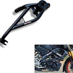 MOXZILLA Shark Crash Gurad for MT15 Bikes Suitable for All Models MT15 Bikes (Matt Black)-image-1