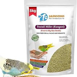 Jainsons Pet Products® Foxtail Millet (Kangani) Small Bird Food Useful for Indigo, Quail, Pheasants, Doves, Love Birds, Finches and Other Species (5 kg)-image-17