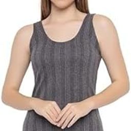 Women’s Cotton Thermal Underwear Set, Thermal Sleeveless & Three Quarter Sleeve Thermal Tailored Fit Top.-image-26
