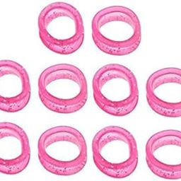 MERISHOPP® 2x10pcs Silicone Barber Hair Grooming Shears Scissor Finger Ring Grips Inserts Pink|Health & Beauty | Salon & Spa Equipment | Scissors & Shears-image-38