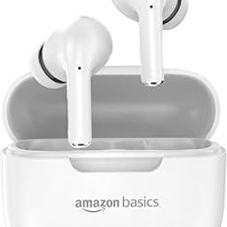 amazon basics TWS in-Ear Earbuds (S19) with Fast Charging up to 50 Hours of Playtime | Dual 10mm Driver | IPX4 Water-Resistance | Bluetooth 5.3 | Touch Control (White)-7