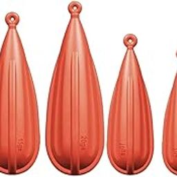 THE STYLE SUTRA Fishing Practice Plugs Wear Resistant Casting Plugs for Playground Yard Lawn Orange 6pcs-image-19