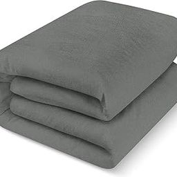 Amar Homes 100% Waterproof Premium Terry Cotton Fitted Mattress Protector | Breathable and Hypoallergenic Ultra Soft Fitted Bed Protector-84 x 84" With10 Inch Drop,King-Gray-image-120