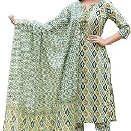 Women's Viscose Embroidery Straight Kurta Pant With Dupatta Set | Suit Set | Ethnic Set-image-38
