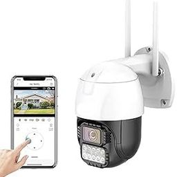 TP PLUS Amazing 5MP | 2K (QHD) Home Office Wireless WiFi Outdoor PTZ Camera Color Night Vision | Ai Auto Tracking| IP66 Weatherproof (High PTZ Camera K-805)-13