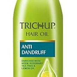 Trichup Anti-Dandruff Hair Oil - Enriched with Neem, Lemon, Rosemary & Tea Tree Oil - Help to Prevent Flakes and Dry Scalp -100ml (Pack of 1)-32