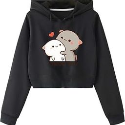 Crop Hoodie Sweatshirt Women Cute Casual Trendy Stylish White Latest Black Pink Lavender Beige Brown Girl 399 499 Under-image-59