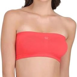 Pardeep Store Sexy Coral Red Tube Bandeau Bra Top for Her-image-12