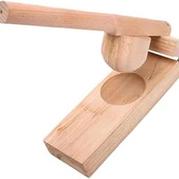 THE STYLE SUTRA Wood Mochi Maker Multifunctional Dough Pressing Tool for Pastry Home Camping Wood 8CM-25