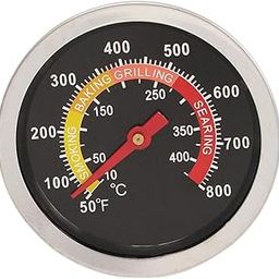 ATORSE® Stainless Steel BBQ Smoker Grill Thermometer Temperature Gauge 10-400 Degree-image-70
