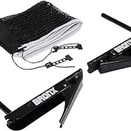 BRONX Table Tennis Net Set with Retractable Clamps, Professional Net, Black-picture-14