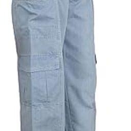 Blue Denim Cargo Pant-image-19