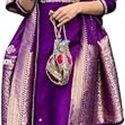 Women's and Girls Wear Roman Silk Embroidered Work A-Line Kurta, Pant and Dupatta Set-image-80