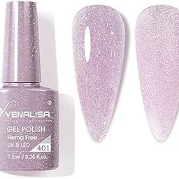 VENALISA 7.5ml #401 Gel Nail Polish Soak Off UV LED Nail Gel Polish Nail Art Starter Manicure Salon UV Gel Polish need UV light to Cure-image-31