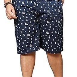 by The Indian Garage Co Men Plus Size Regular Fit Nautical Printed Mid-Rise Boxers-image-66