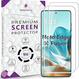 Mobilebies® 2 Pack Unbreakable Membrane Screen Protector Guard Compatible For Motorola Edge 60 Fusion, 6.67 Inch | Hydrogel Membrane Smooth Touch, fingerprint working with installation kit and guide-27