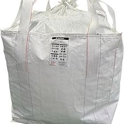 Jumbobagshop FIBC Bulk Bag – Heavy Duty & Super Sack 1 Ton Bag, 90L X 90W X 120H, Spout Top and Bottom Flat, Woven Polypropylene Bags For Sand, Industry, Agriculture, Farm Storage, Building Materials-image-10