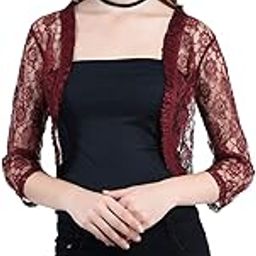 Women Pleated Neck line Shrug-56