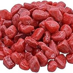 Hug A Plant | Red Colour 1KG Pebble Stones for Home Decorative|Vase Fillers| Aquarium Fish Tank |Lawn|Multi-Purpose-image-78