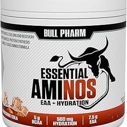 BULLPHARM ESSENTIAL AMINOS | HYDRATION | Vegan BCAA,L-Leucine,L-Iso Leucine,L-Valine,Coconut Water Powder | Lean Muscle Building I Recovery I FSSAI Approved (Refreshing Cola)-image-32