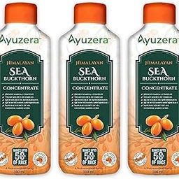 Himalayan Sea Buckthorn Pulp 300ml | Plant Based Vegan Omega 3, 6, 7 and 9 | Vegetarian Liquid Supplements | No Fish Oil | Veg, Natural & Organic | Makes up to 50 Glass Juice | Rich in Omega 7, Antioxidants, Vitamins | (900ml Pack Of 3)-image-46