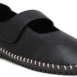 Shoes Women's Casual Mules with Buckle Round Toe Solid Flats-image-10