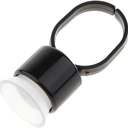 LR DECOR BAZAAR Lot 10pcs Finger Rings Sponge Cups Ink Glue Holder Caps Disposable Pigment Container for Eyebrow Tattooing-image-6