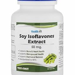 Healthvit Soy Isoflavones Extract 50 mg - 60 Capsules-image-35