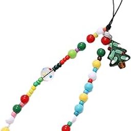 CALANDIS™ Phone Lanyard Hands Free Fashion Christmas Ornament for Walking Phone Travel Glass Christmas Tree | Straps & Charms | Cell Phone Accessories-image-38