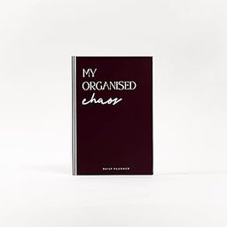 CHAARPAI Undated Daily Planner & Organizer | A5 Hardcover Notebook | 260 Pages, Productivity & Notes | 3 Months Daily & Weekly Planning, Extra 10 Blank Pages for Notes-Black Organised Chaos-9