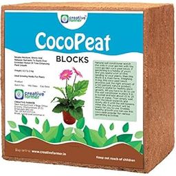 Creative Farmer Cocopeat Block 5Kg The Best Natural Plant Growing Medium for All Type Plants Expands to 75 L of Peat Powder; 4.5 (Brown; 30 X 15 Cm)-picture-13