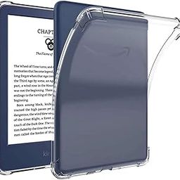 Compatible for All-new Kindle 6 inch Case Clear 11th 2022, Slim Fit with Non-Slip TPU Bumper compatible for 6" All-New Kindle 2022 Cover-37