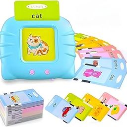 Toy Imagine™ Talking Flash Cards Toy for Kids | 224-Word Learning Device for Toddlers | Montessori Learning Toys for Boys & Girls Ages 2-6 | Preschool Game & Birthday Present-image-20