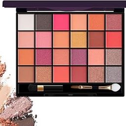 Hilary Rhoda The Collective Face Palette | 3 Cream Lip glosses | 3 Eyebrow Colours | Highlighter | Contour & Blush | 24 Eyeshadow | Highly Pigmented Face Palette | Blends Easily | 55g (Multi-2)-23