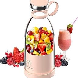 SGMSC Personal Size Blender, Portable Blender, Battery Powered USB Blender, with Four Blades, Mini Blender Travel Bottle for Juice, Shakes, and Smoothies-picture-23