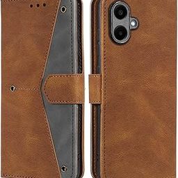 Flip Back Cover Case for Samsung Galaxy M05 / A05 / F05 | Dual-Color Leather Finish | Inbuilt Stand & Pockets | Flip Cover for Samsung Galaxy M05 / A05 / F05 (Faux Leather, Brown)-13