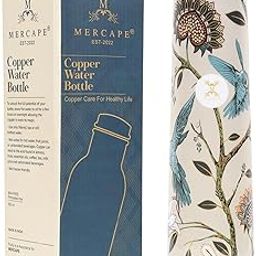 100% Pure Copper Water Bottle | Leak Proof, Durable & Rust Proof | Non-Toxic & BPA Free Bottles | Eco Friendly Water Bottle (900 ml) (Pack of 1)-image-20