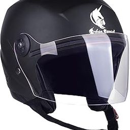 Urban Carrier ISI Certified Open Face Bike Helmet, Lightweight, Adjustable Fit, Impact-Resistant (Super-Track)-image-52