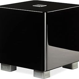 REL T/5x 8-Inch Powered Subwoofer – Compact Sealed Design with Class AB Amplifier, RCA Inputs, and Powerful Bass for HiFi Stereo Systems, Home Theater, and Surround Sound – High Gloss Black Finish-1