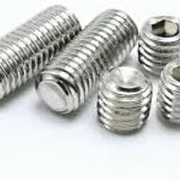 GK MART 3mm x 6 mm (0.6 cm) length stainless steel 202 grade socket set grub screws kurled cup point screws - 5 Nos-image-27