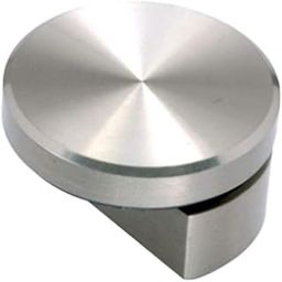 Atlantic Fully Brass Half Round Mirror Glass Bracket Holder 12mm (Chrome Finish, Wall Mounted, Pack of 12 Piece)-26