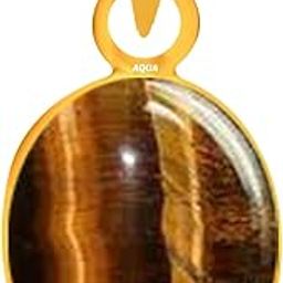Panchdhatu Tiger Eye 5.25 Ratti or 5 Carat Astrological Birthstone 5 Metals Gold Plated Pendant for Men & Women -AF3525-image-20