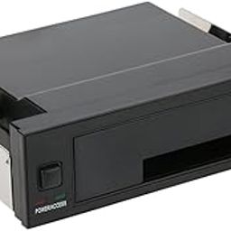 Homgee Internal Single Bay Mobile Rack Enclosure with LED Indicator Light Support Hot-swap for 2.5/3.5inches SATA D SSD Fit PC 5.25'' Bay-image-40
