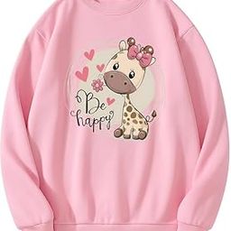 Giraffe Sweatshirt Hoodie Women Casual Cute Trendy Stylish Latest White Black Pink Lavender Beige Brown Girl 399 499 Under-image-62