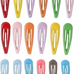 Melbees by Yellow Chimes Hair Clips for Girls Kids Hair Clip Hair Accessories for Girls Baby's Multicolor Snap Hair Clips Rubber Bands Set for Kids Tic Tac Clips Hairclips for Baby Teens Toddlers-image-28