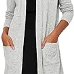 max Women's Polycotton Casual Open Front Shrug Sweater-picture-16