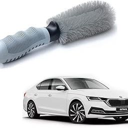 KOZDIKO Car Alloy Wheel Cleaner Brush Tyre Rim for Skoda New Octavia 2022-image-11